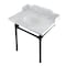 Kingston Brass 30 Carrara Marble Console Sink with Stainless Steel Legs, Marble WhiteMatte Black LMS30M80ST - alternate 1
